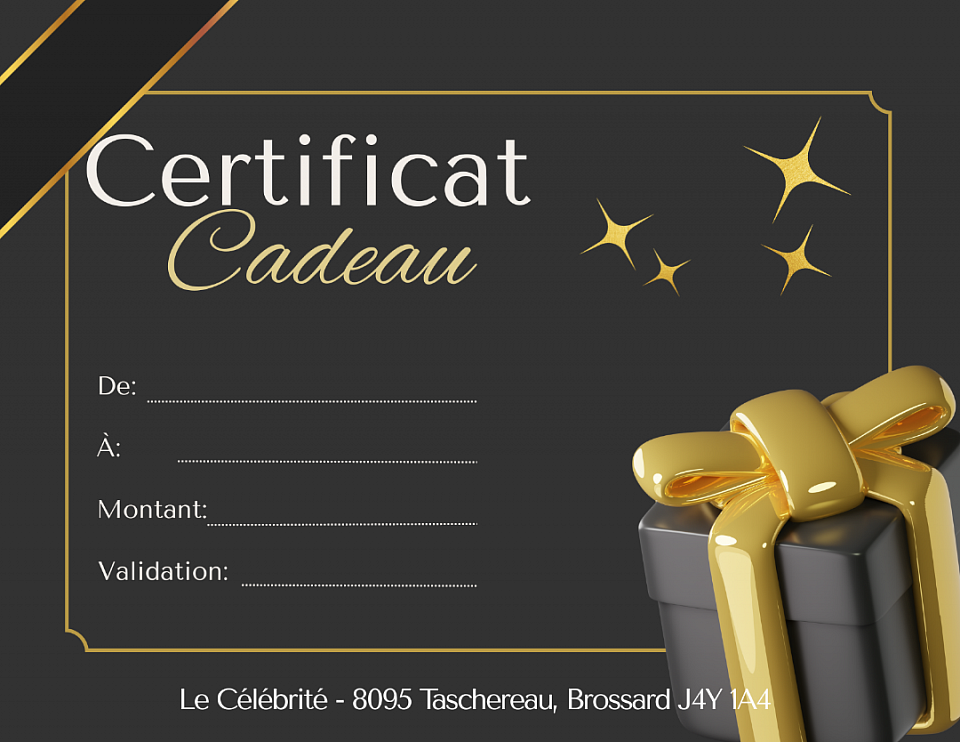 POUR USAGE PERSONNEL OU À OFFRIR EN CADEAU POUR LES FÊTES!