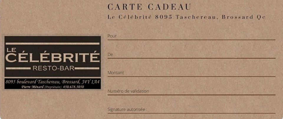 POUR USAGE PERSONNEL OU À OFFRIR EN CADEAU POUR LES FÊTES!