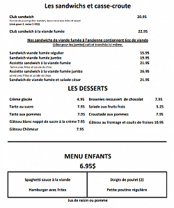 Menu soir 6